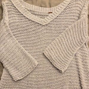 Free People Off-the-Shoulder Sweater - Lilac - S